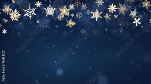 Abstract festive and new year background with stunning soft bokeh lights and shiny elements