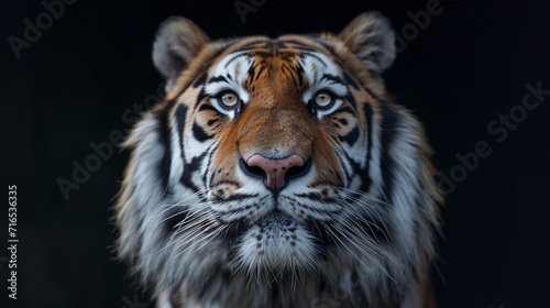 portrait of a bengal tiger photo