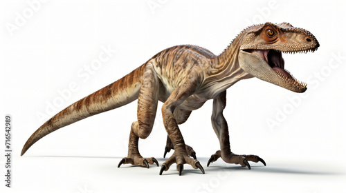 3d rendered illustration of a Velociraptor isolated on white background © Reem