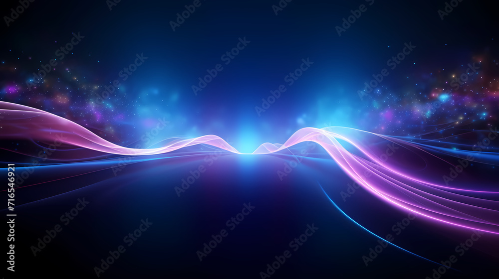 Future technology lines background, abstract future technology background