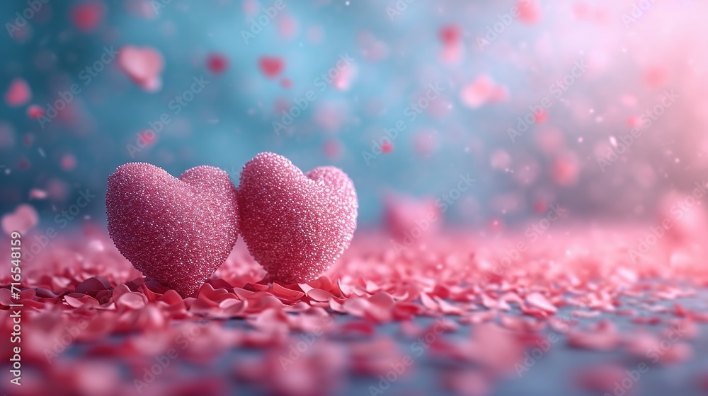 Holiday Greeting Card for Valentine's Day. Love valentine concept 3d render. Holiday Greeting Card for Valentine's Day. Love valentine concept 3d render.