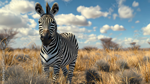 Zebra simple background © Food gallery