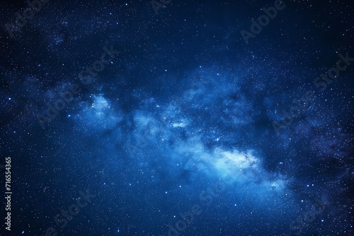 blue night sky with stars  in the style of infinite space  