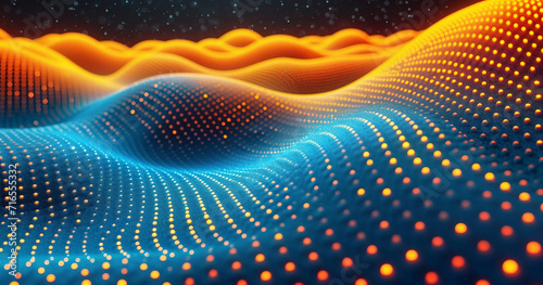 Luminous Colorfall: Vivid Elegance