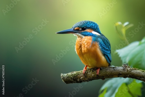 Kingfisher on the branch.