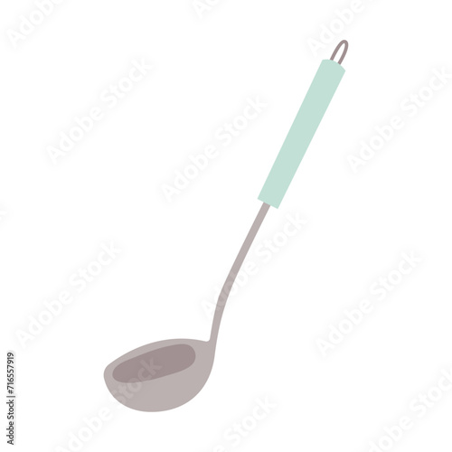 Kitchen ladle icon. Kitchen Utensil. Cartoon illustration of kitchen ladle vector icon.