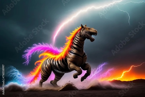 Special horse art. Generated AI