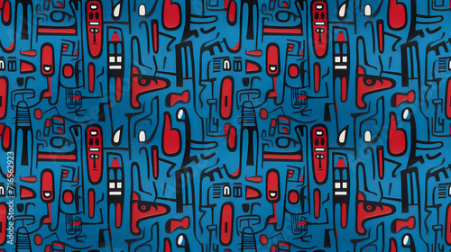 Modern seamless pattern in ...