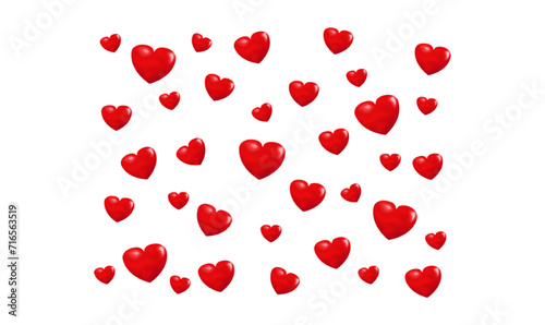 red hearts on white background, heart background