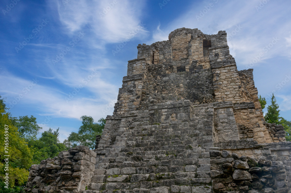 Muyil ancient Maya sites, Yucatan Peninsula in Mexico Muyil ancient Maya sites, Yucatan Peninsula in Mexico