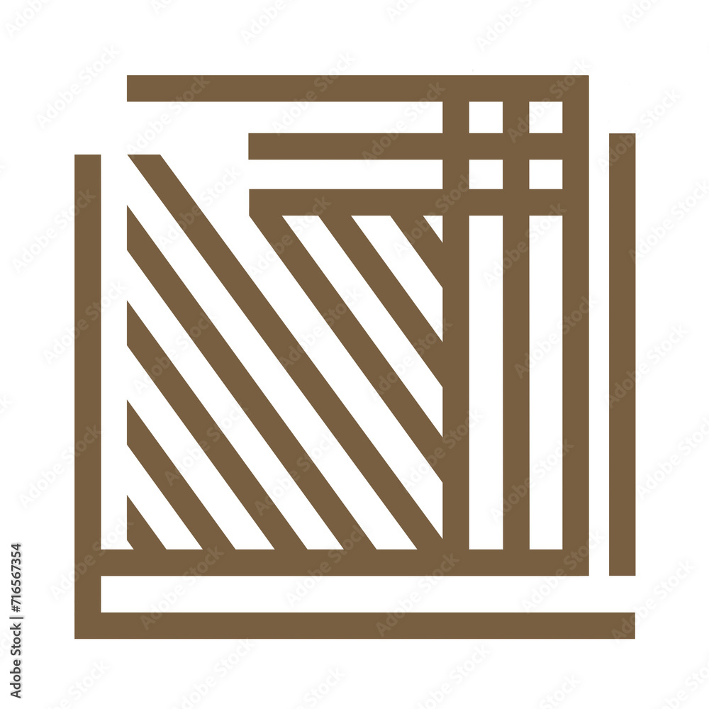Square abstract doodle illustration lines icon patterns with black color that can be used for sticker, icon, decoration, e.t.c Square abstract doodle illustration lines icon patterns with black color that can be used for sticker, icon, decoration, e.t.c