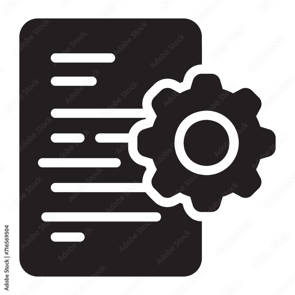 work glyph icon