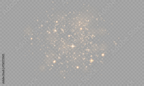 Golden sparkle: Christmas celebration bokeh light background PNG. Light up your festivities with a yellow glowing dust ensemble with flickering glow, confetti bokeh lights and dynamic particle movemen