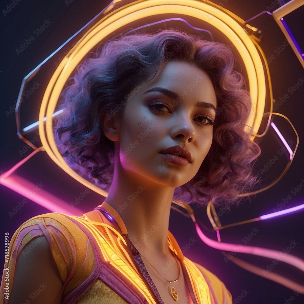 Create with 3D glow aesthetics. Harness AI to design captivating