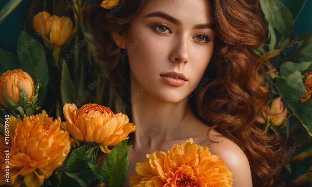 Valentine's Elegance: A Graceful Woman Holding a Bouquet of Flowers for St. Valentine, Radiating Love and Romantic Vibes. Perfect for Conveying Affection and Celebrating Love. Valentine's Elegance: A Graceful Woman Holding a Bouquet of Flowers for St. Valentine, Radiating Love and Romantic Vibes. Perfect for Conveying Affection and Celebrating Love.