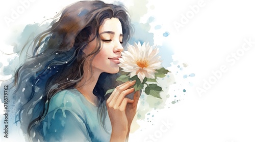 International Women's Day background, festive cartoon promotional illustrations,AI generated.