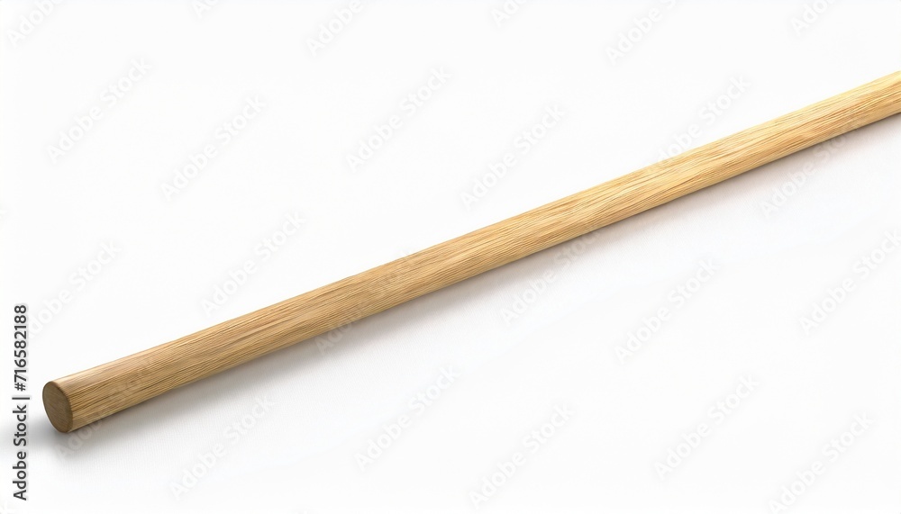 wooden stick isolated on white background
