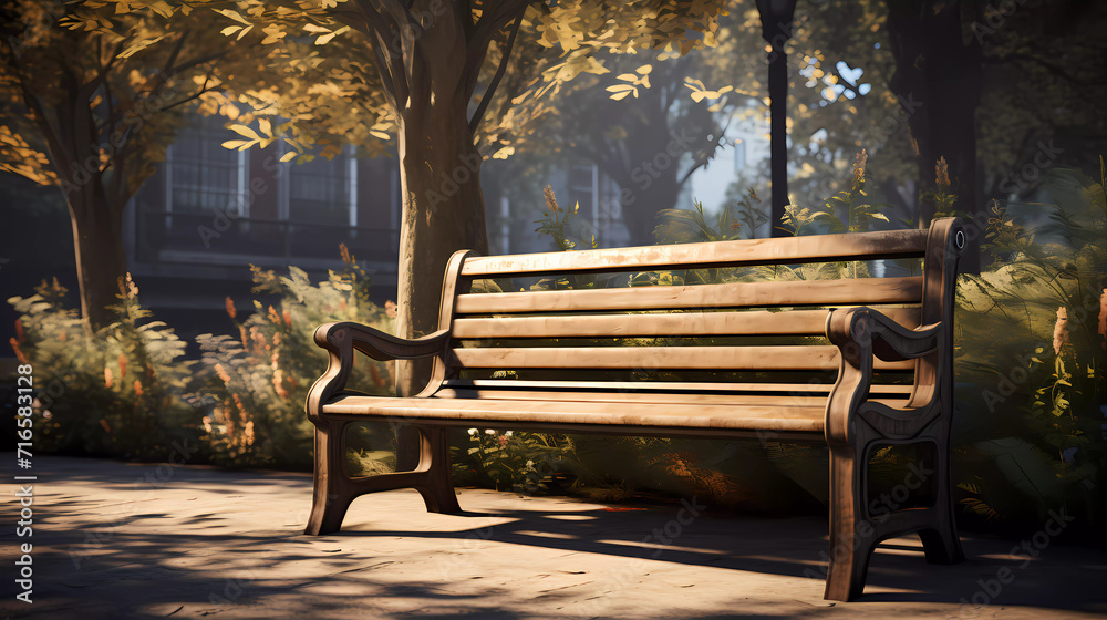 A series of three benches with a bench in the middle of them and a bench in the middle of the bench