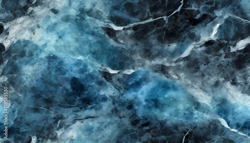light blue and black marble seamless texture