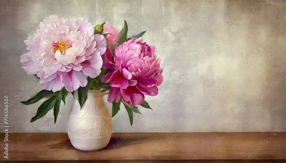 custom made wallpaper toronto digitalvintage peonies on a textured background in the interior of any room style composition drawing