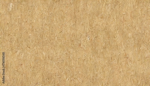 seamless compressed wood particle board background texture tileable light brown pressed redwood pine or oak fiberboard plywood or osb oriented strand board backdrop pattern 3d rendering photo