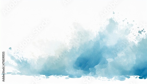 watercolor illustration isolated on white background abstract modern shape and splash