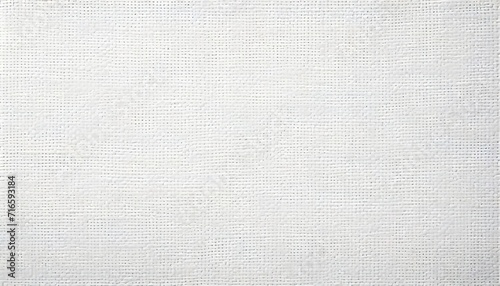 white primed cotton canvas texture background photo