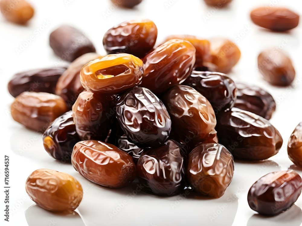 photo close-up sweet dried dates on white background. photo close-up sweet dried dates on white background.
