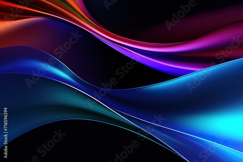 Gradient Trendy smoke waves colorful background wallpaper. 3D render creative smoke swoosh style soft lines. Abstract design smoke wavy pattern.