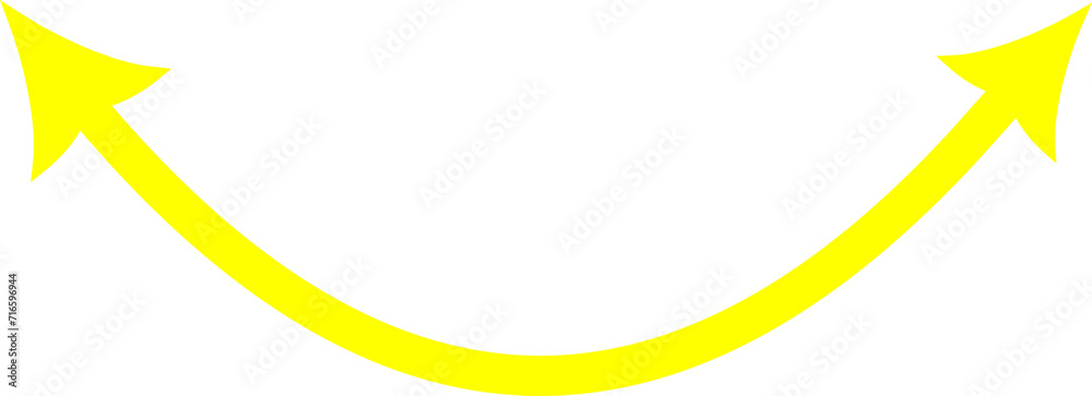 Dual semi circle arrow. Replaceable vector design. Dual semi circle arrow. Replaceable vector design.