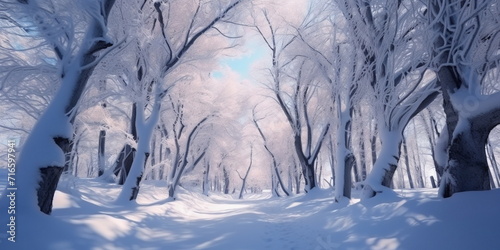 winter forest landscape © Евгений Высоцкий