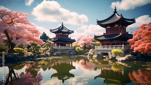 Ancient Chinese temple photo