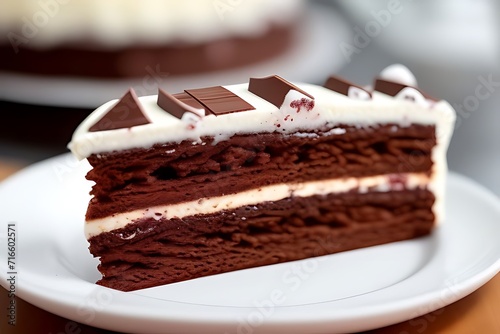Velvet   Spice Symphony  A decadent dark chocolate cake layered with spiced plum compote and rich cream cheese frosting. 