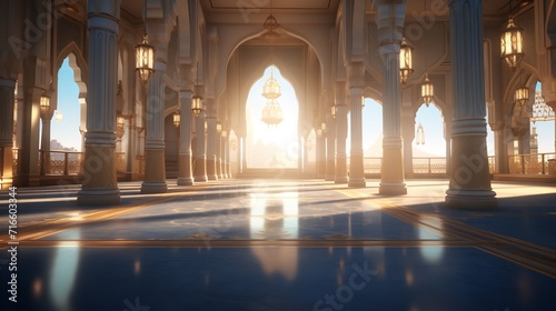 3d renderd ramadan mosque design © Tayyab