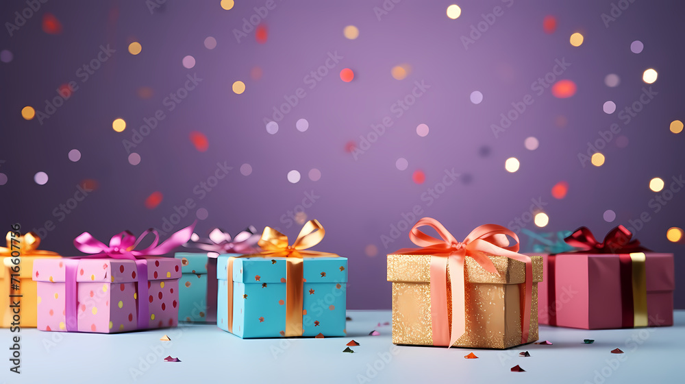 Gift background for birthdays, holiday anniversaries, Valentine's Day and weddings Gift background for birthdays, holiday anniversaries, Valentine's Day and weddings