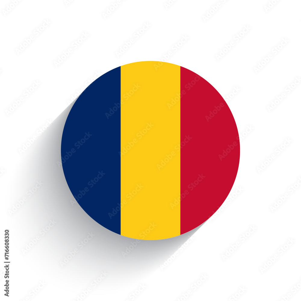National flag of Romania icon vector illustration isolated on white background.