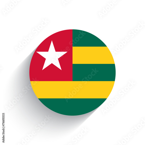 Free Download National flag of Togo icon vector illustration isolated on white background. - GFXLoad