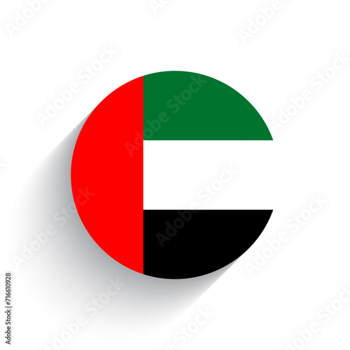 National flag of United Arab Emirates icon vector illustration isolated on white background. Free Download National flag of United Arab Emirates icon vector illustration isolated on white background. - GFXLoad