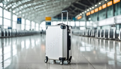valise alu gros plan aéroport