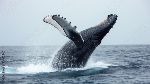 Whale in sea water © cherezoff
