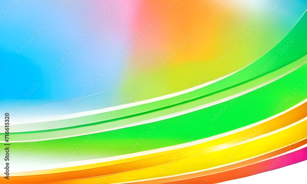 © Irfan - abstract background with rainbow