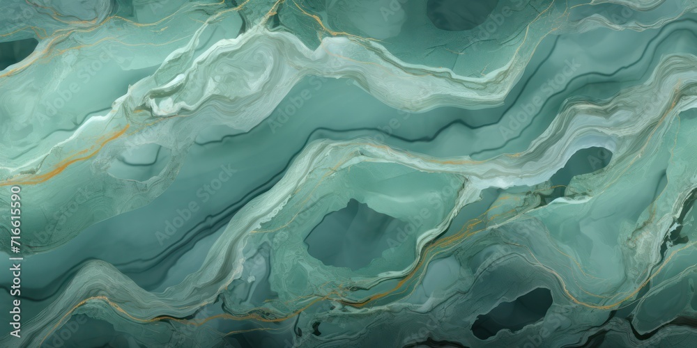 Obraz premium Green marble texture. Abstract marble background