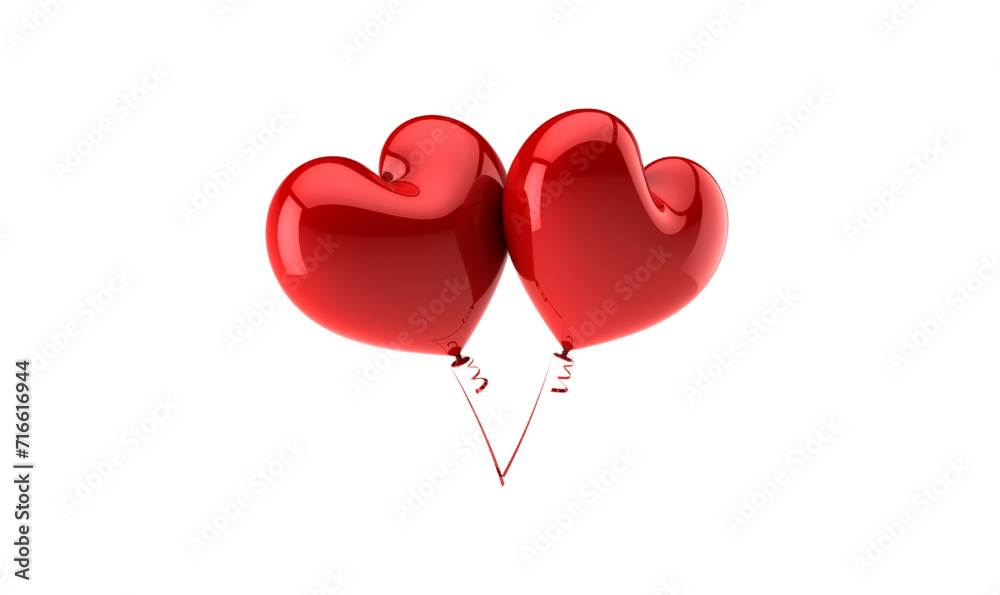 red balloon with heart, red balloon heart