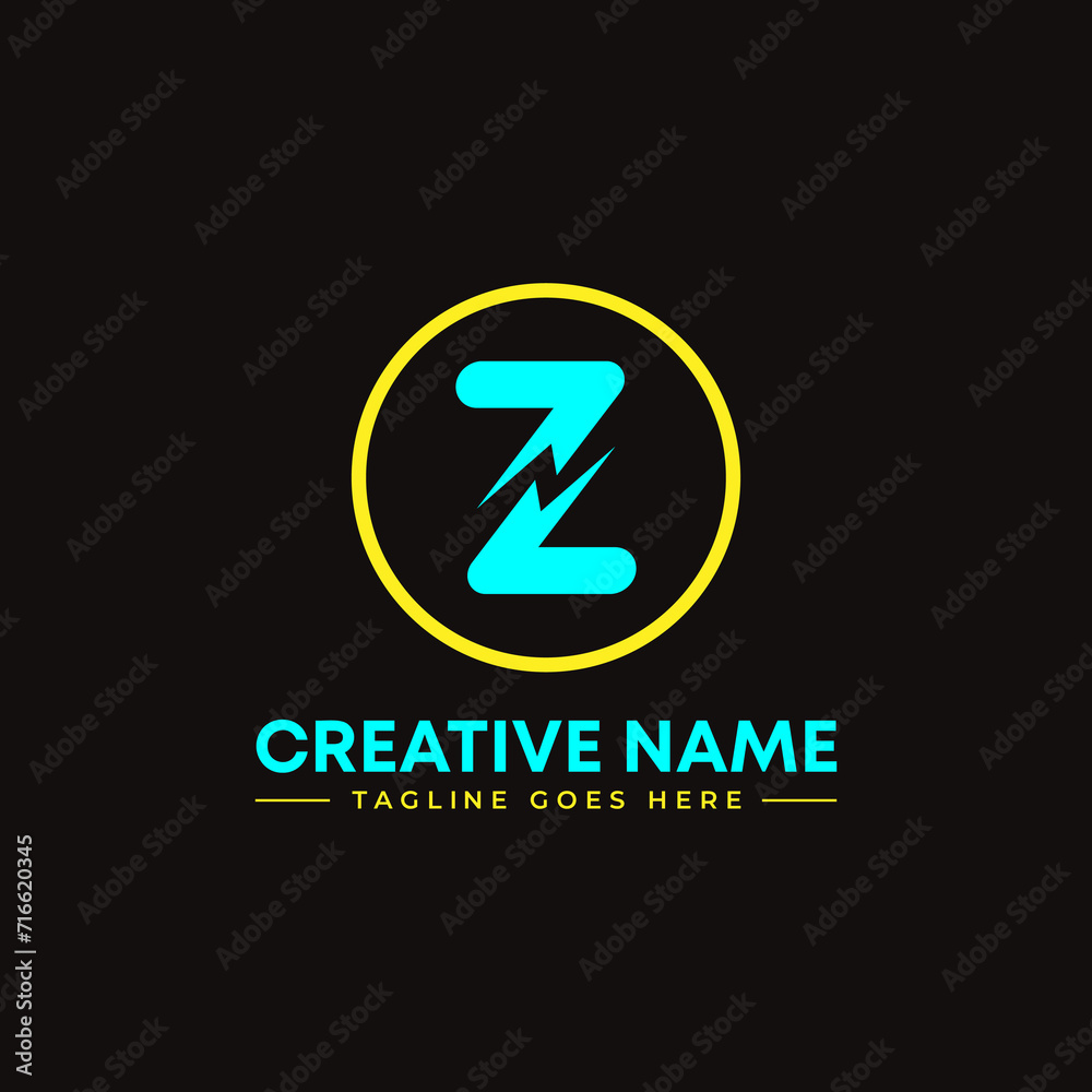 Renewable logo with green energy saving icon design. Electrical charge with letter Z sign design concept. Sustainable logo design Renewable logo with green energy saving icon design. Electrical charge with letter Z sign design concept. Sustainable logo design