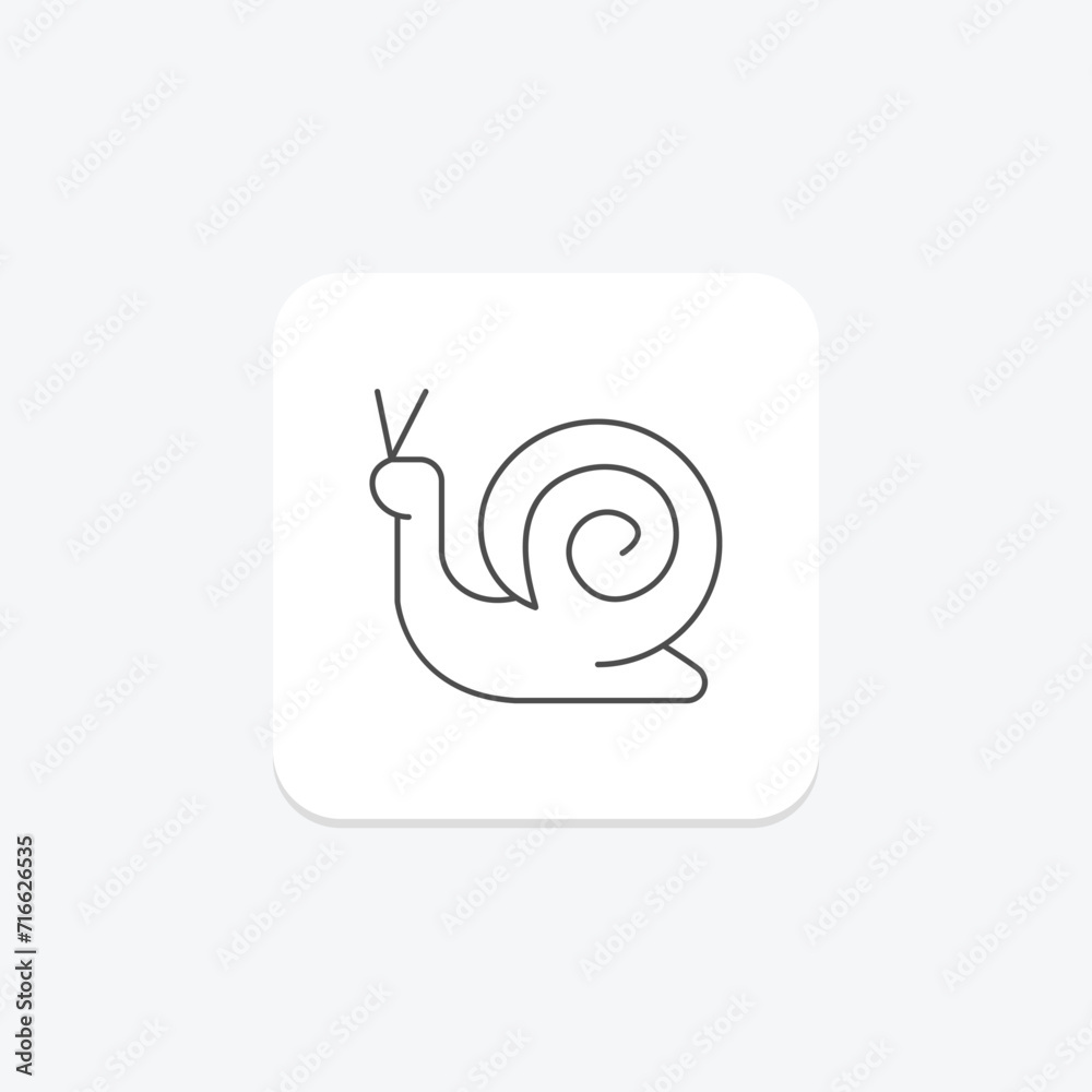 Invertebrate grey thin line icon , vector, pixel perfect, illustrator file Invertebrate grey thin line icon , vector, pixel perfect, illustrator file