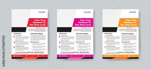 Creative Corporate & Business Flyer Brochure Template Design, abstract business flyer, vector template design. Brochure design, cover, annual report, poster, flyer