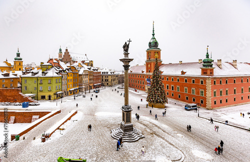 Warszawa - Zimowy Plac Zamkowy