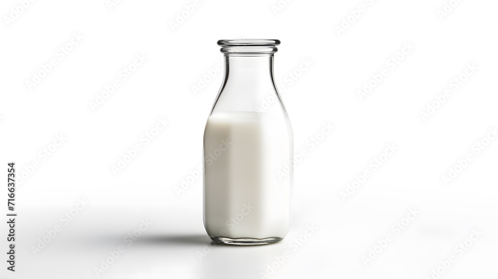Isolated milk bottle Isolated milk bottle