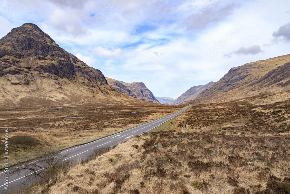 A serene drive through majestic Glencoe valleys A serene drive through majestic Glencoe valleys