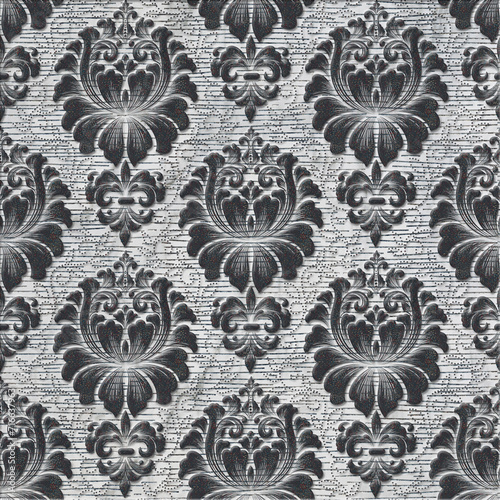 ecorative wallpaper background pattern, digital geometric floral 3d structure, ceramic tile, cover, interior, carpet.